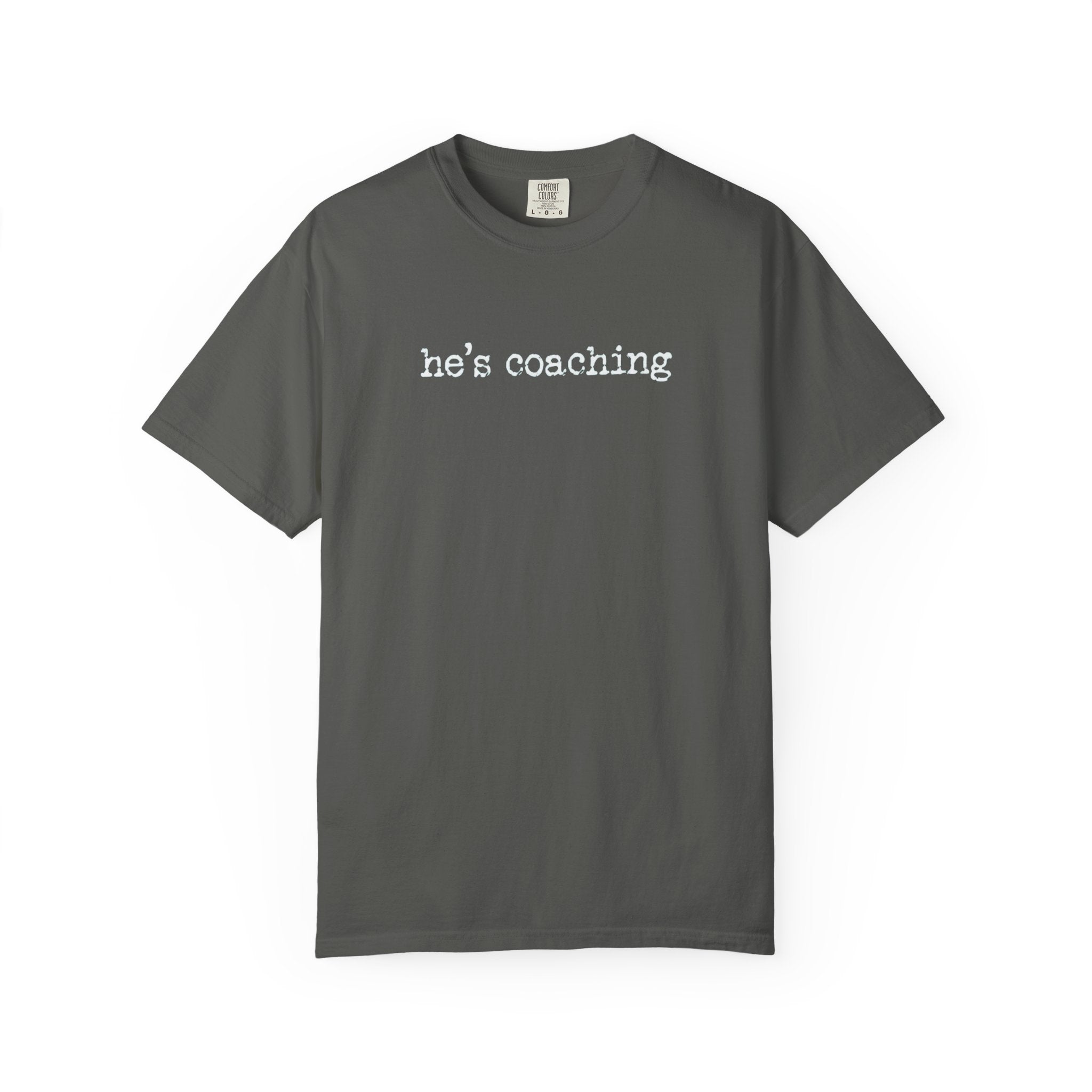 He's Coaching Sideline Tee | Coach's Wife Game Day Shirt