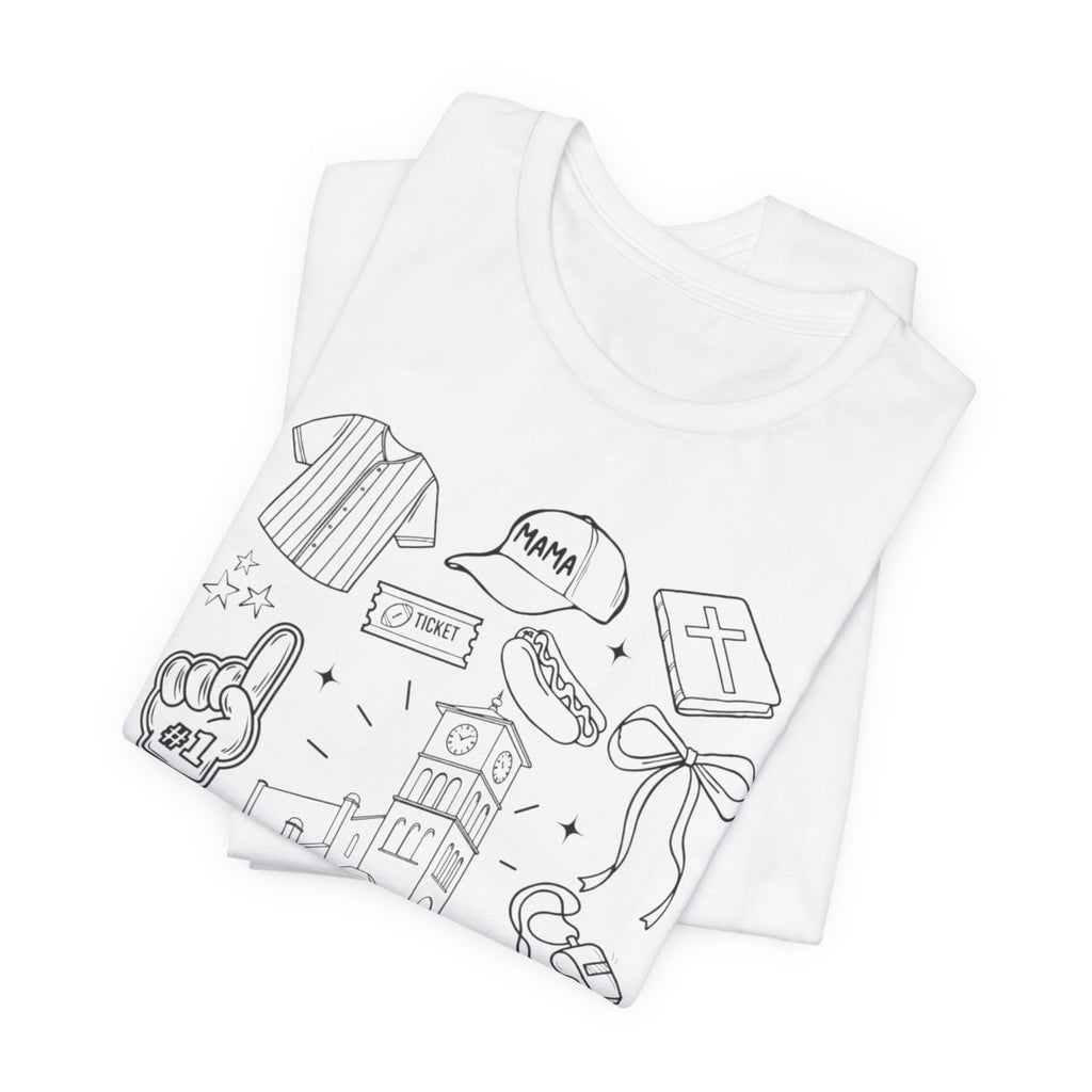 Bella- Windthorst 'Jesus Made Me a Football Mom' Tee