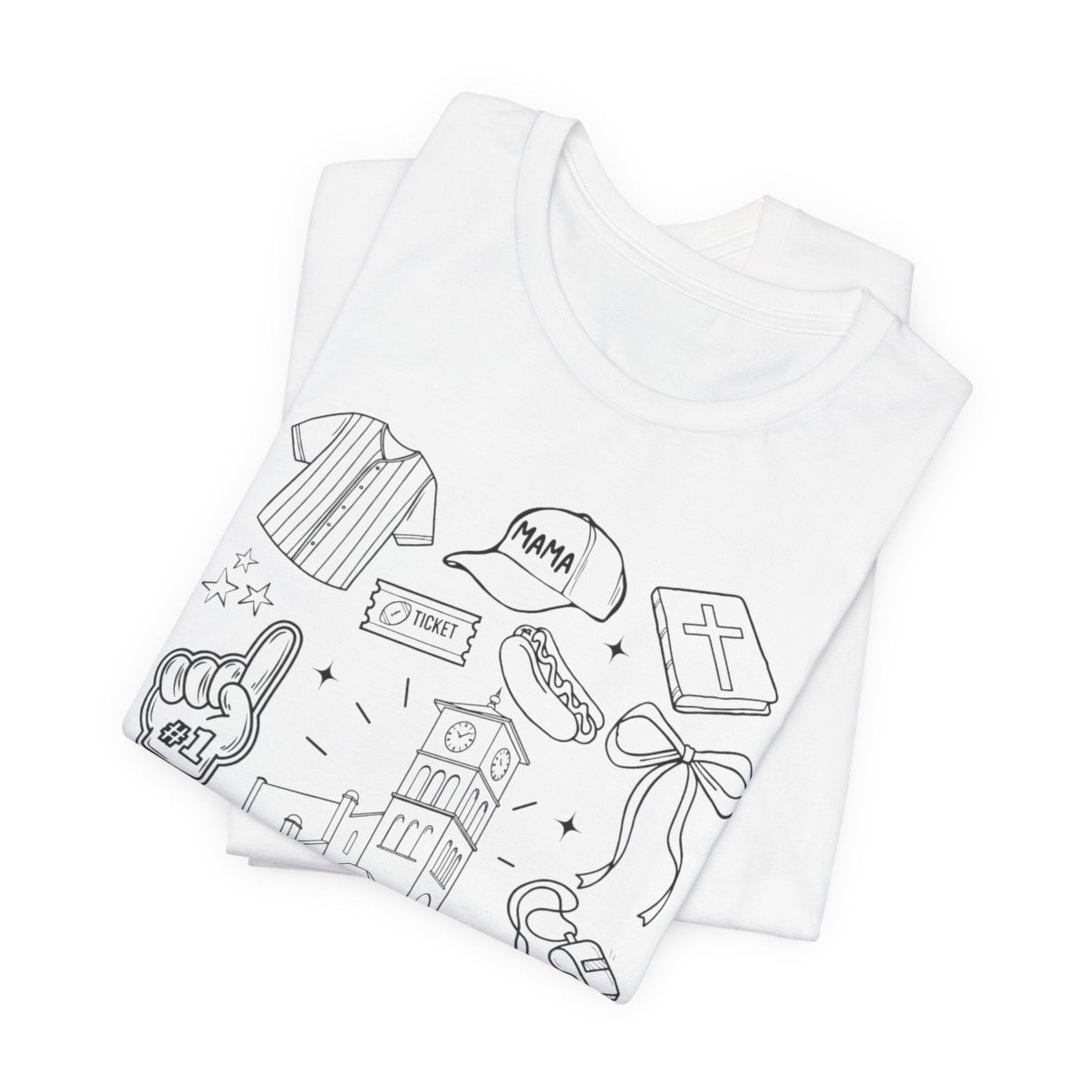 Bella- Windthorst 'Jesus Made Me a Football Mom' Tee