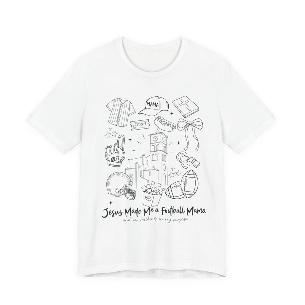 Bella- Windthorst 'Jesus Made Me a Football Mom' Tee
